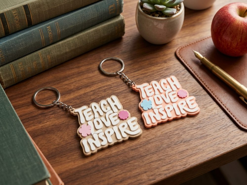 Teacher's Motivational Keychain
