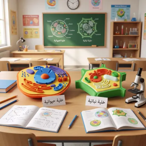 Plant or animal cell model